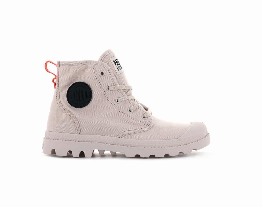 Palladium Pampa Hi Twill Womens Boots Beige Australia [LWKJUB-679]